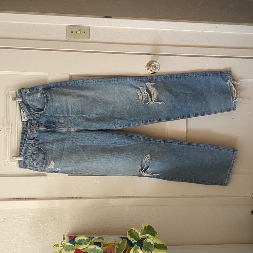 AG Distressed denim jeans